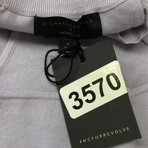 Michael Costello x REVOLVE Araceli Knit Bodysuit - Light Lavender - Picture 12 of 12